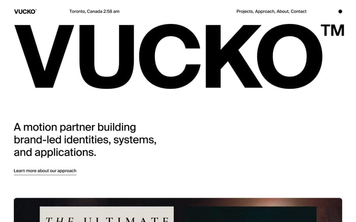 Vucko website preview