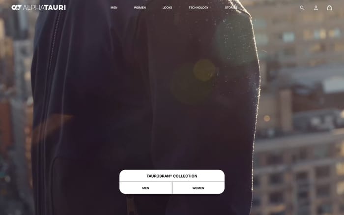 AlphaTauri website preview