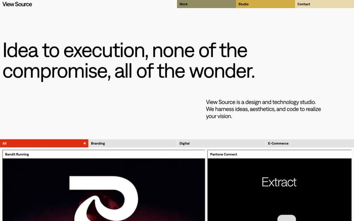 View Source website preview