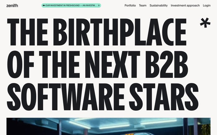 Zenith VC website preview