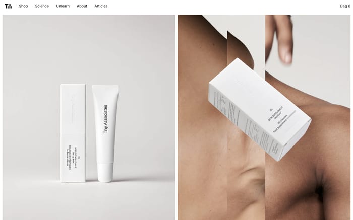Tiny Associates website preview