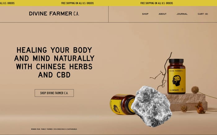 Divine Farmer C.A. website preview