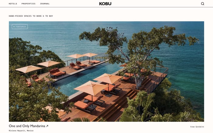 Kobu website preview