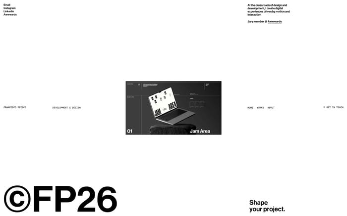 Francesco Prisco website preview