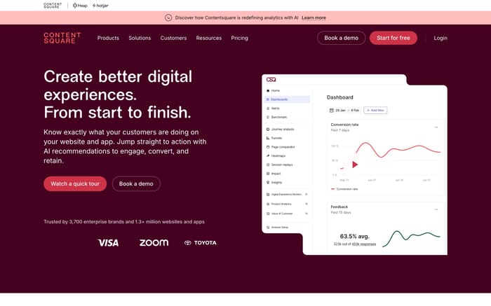 Contentsquare website preview