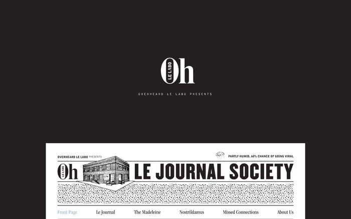 Le Journal Society website preview