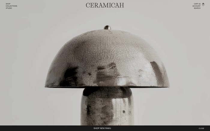 Ceramicah website preview