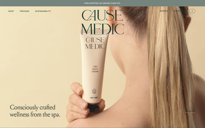 Cause Medic website preview