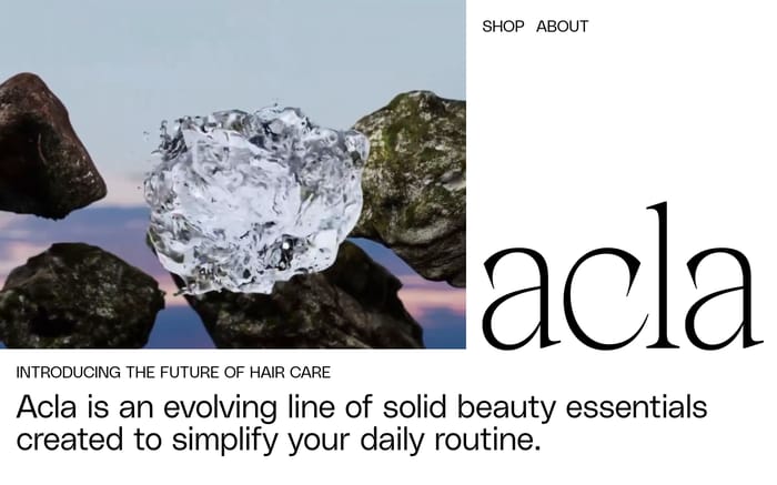 Acla website preview
