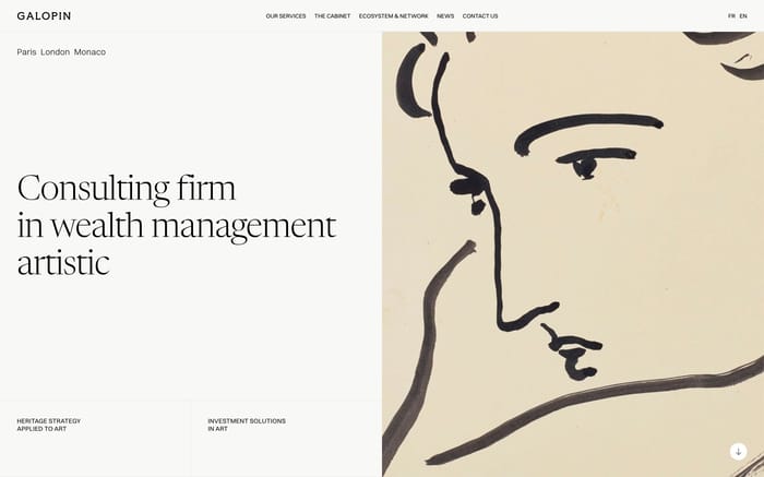 Galopin website preview