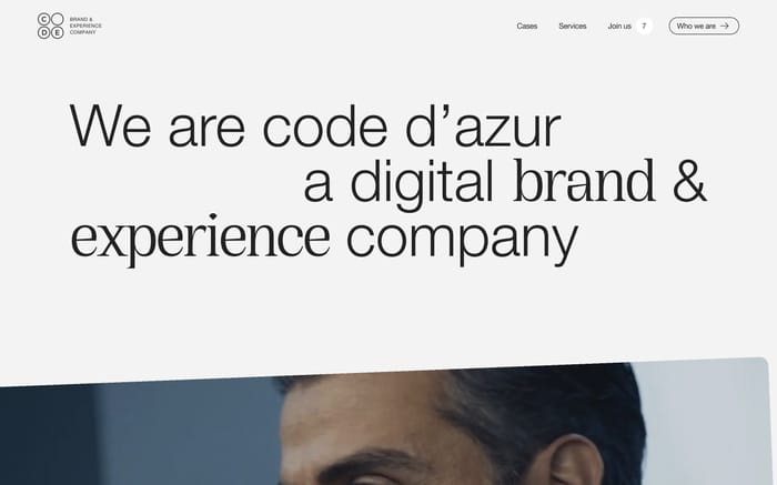 Code D'azur website preview