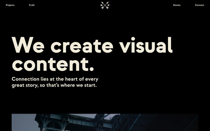 Revolution Pictures website preview