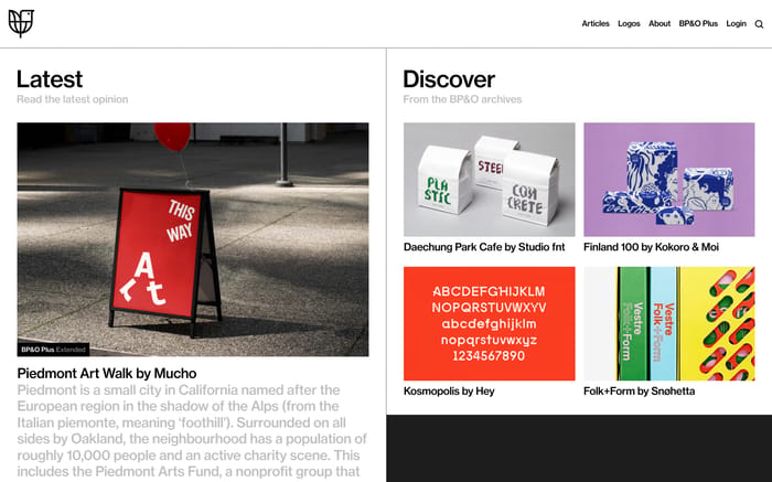 BP&O website preview