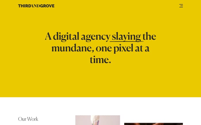 Third and Grove website preview