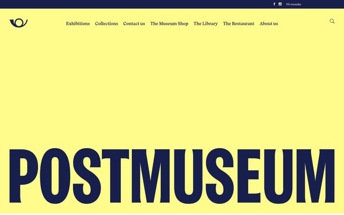 Postmuseum website preview