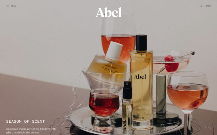 Abel website preview