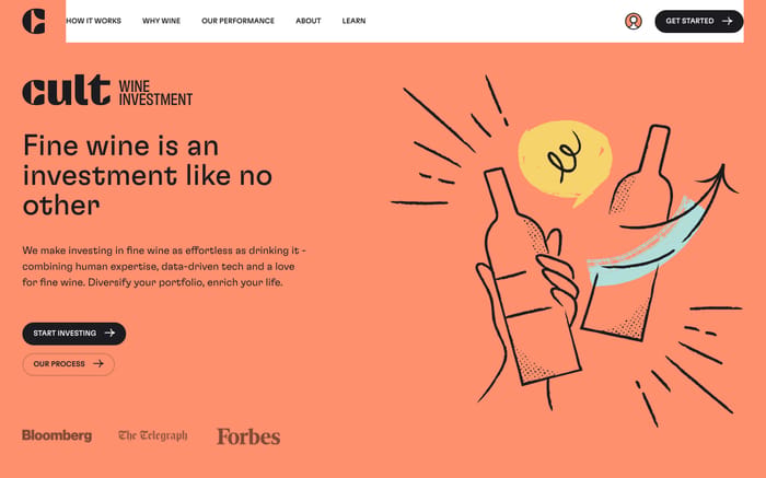 Wine Investment website preview