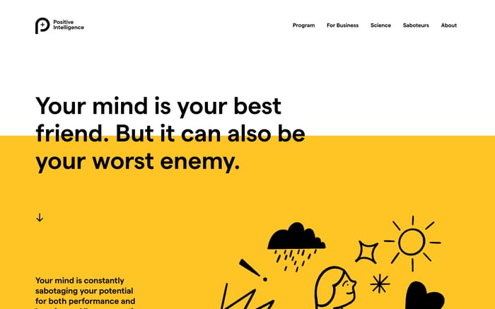 Positive Intelligence website preview
