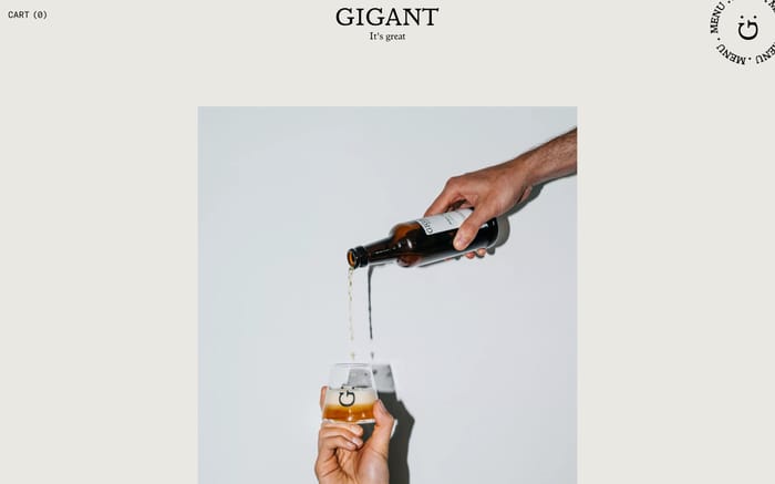 Gigant website preview