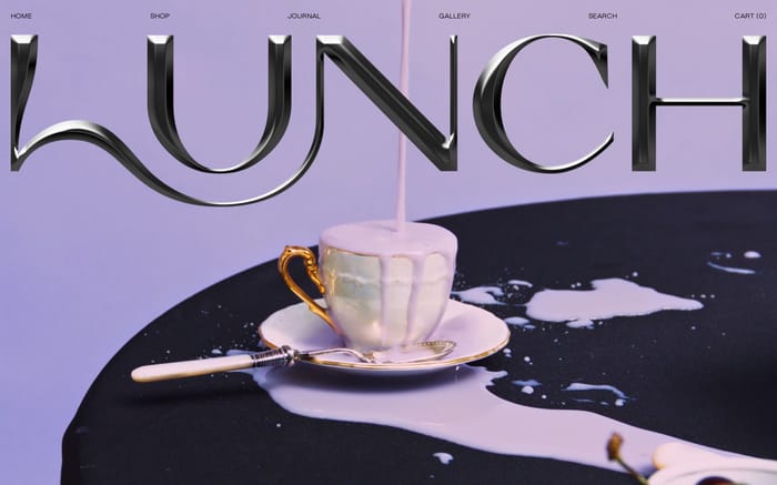 Lunch concept website preview