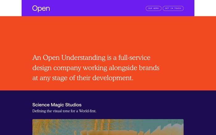 An Open Understanding website preview