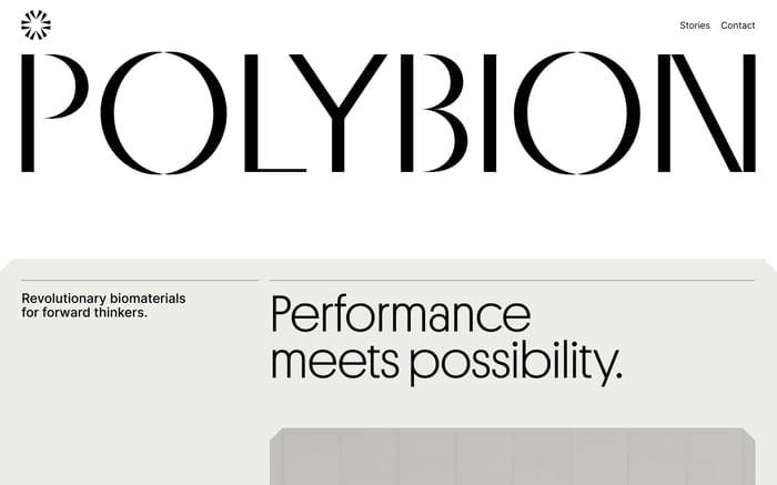 Polybion website preview