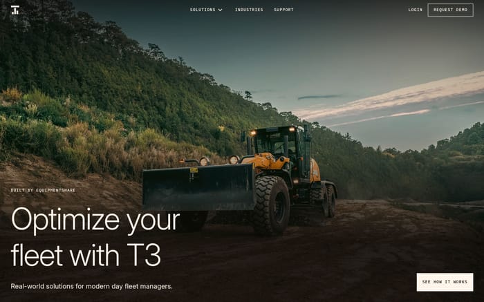 T3 website preview