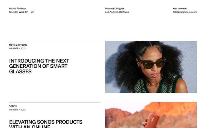 Marco Almeida website preview