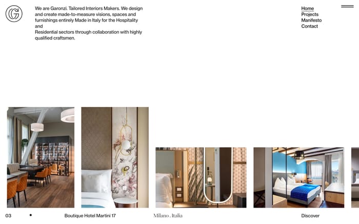 Garonzi website preview