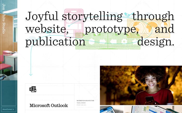 Jon White Studio website preview