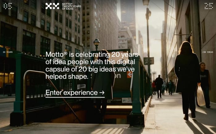 Motto website preview