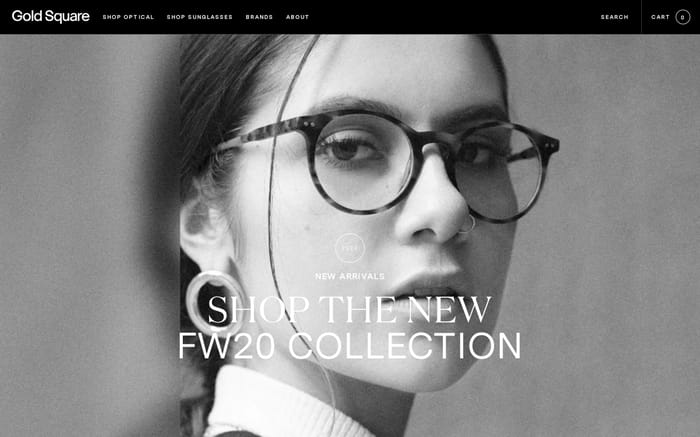 Gold Square Vision website preview