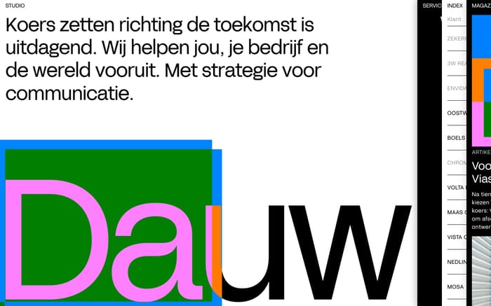 Dauw website preview