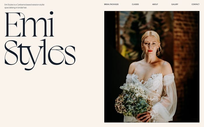 Emi Styles website preview