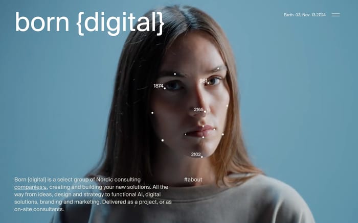 Born {digital} website preview