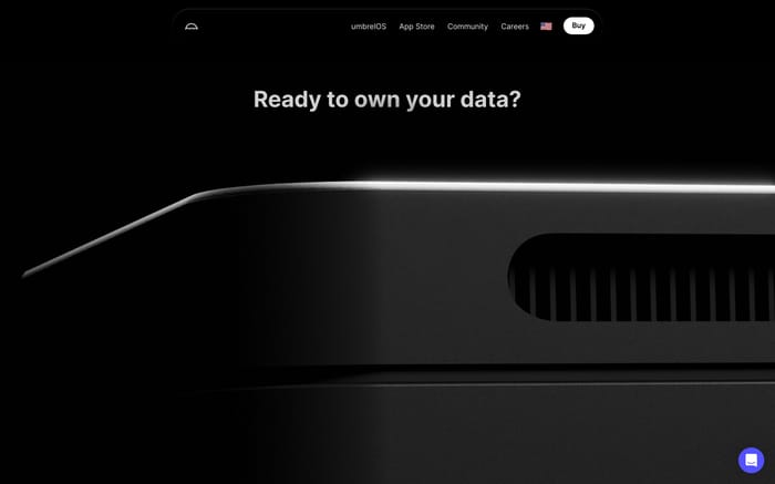 Umbrel website preview