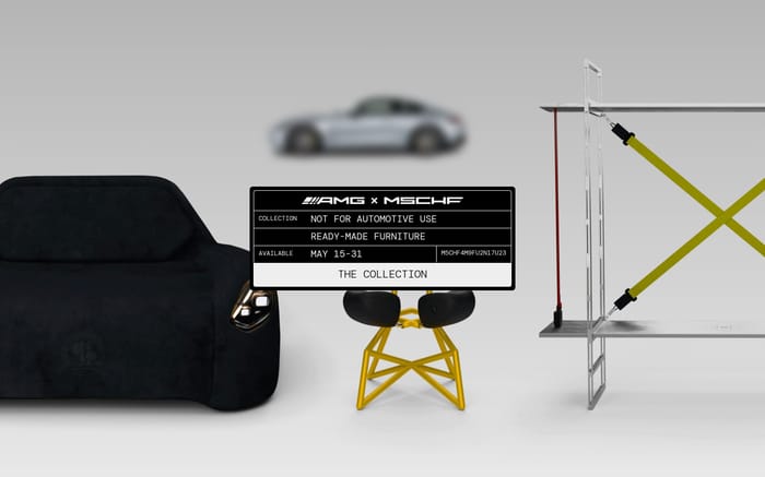 MSCHF x AMG Furniture Collection website preview