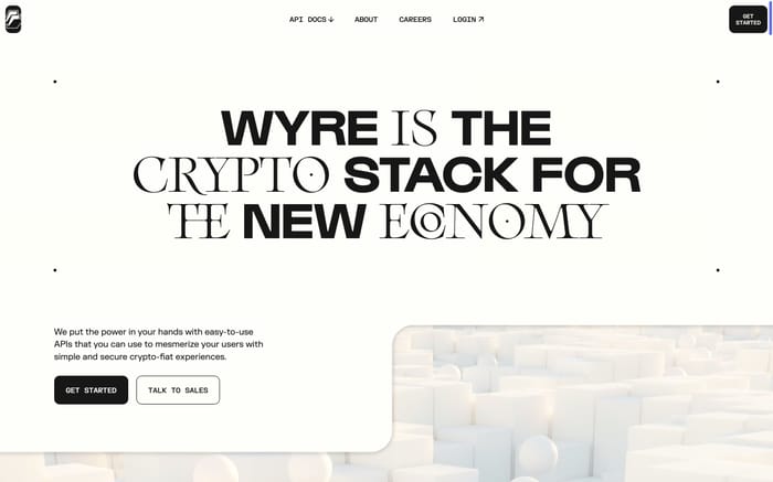Wyre website preview