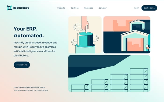 Recurrency website preview