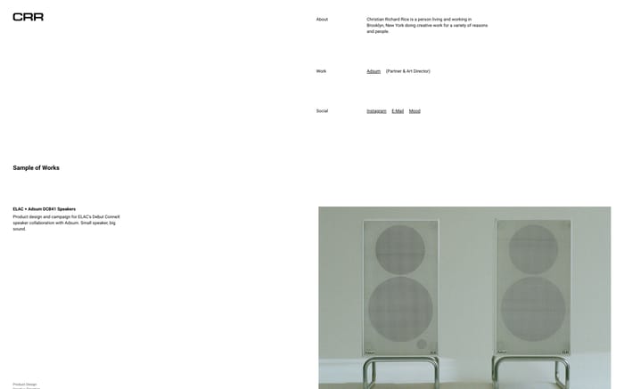 Christian Richard Rice website preview