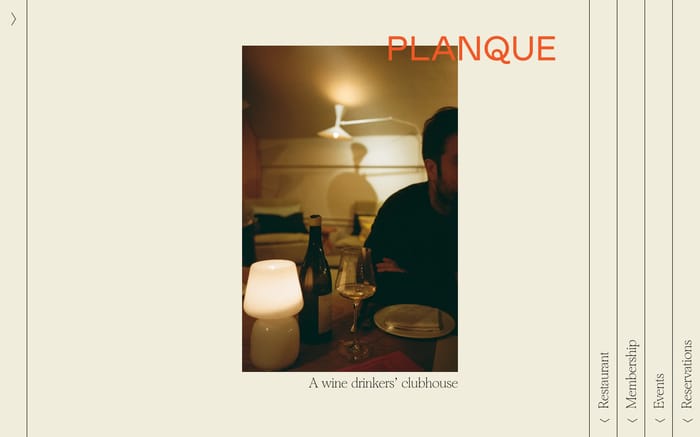 Planque website preview