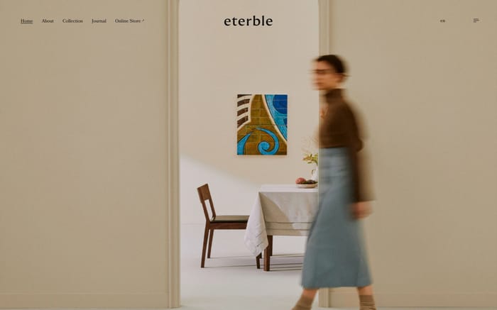 Eterble website preview