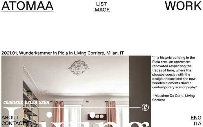 ATOMAA website preview