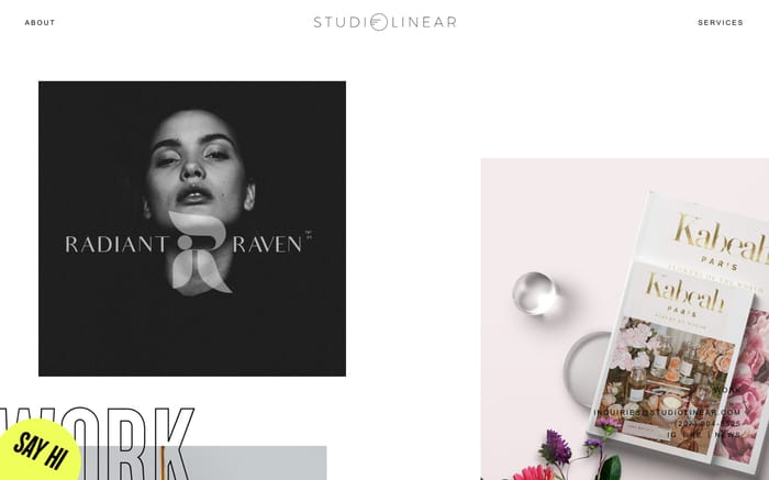 Studio Linear website preview