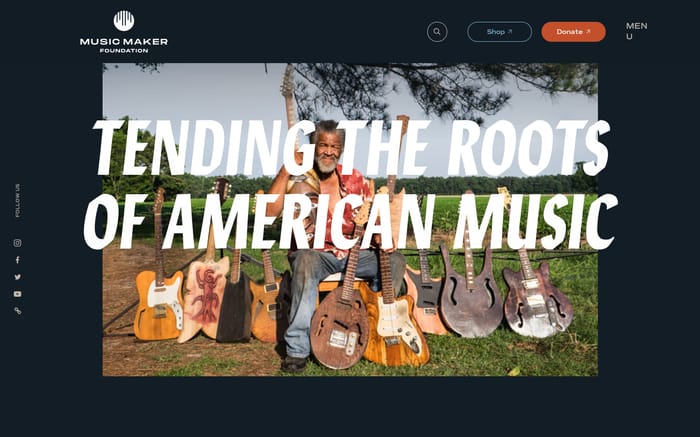 Music Maker website preview