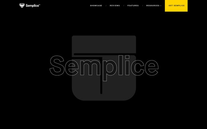 Semplice website preview