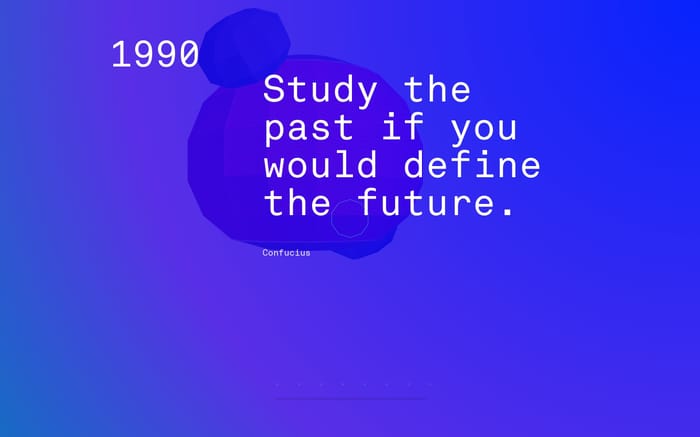 The History of Web Design website preview