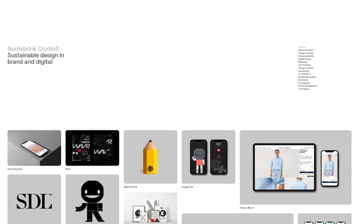 Nordebrink Studio website preview