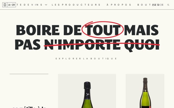 La QV website preview