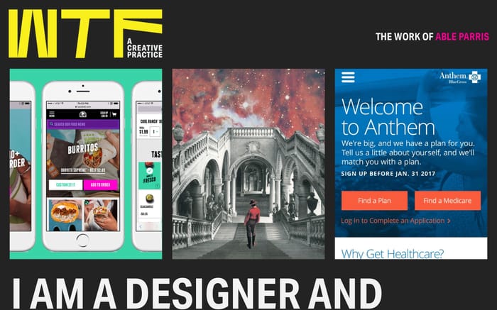 Wtf studio website preview